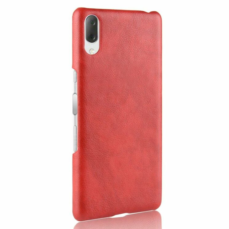Защитный чехол Deexe Leather Back Cover для Sony Xperia L3 - Red: фото 4 из 5