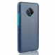 Защитный чехол Deexe Leather Back Cover для VIVO V17 - Blue (317008L). Фото 3 из 7