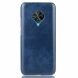 Защитный чехол Deexe Leather Back Cover для VIVO V17 - Blue (317008L). Фото 2 из 7