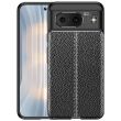 Захисний чохол Deexe Leather Cover для Google Pixel 8 - Black (325703B)