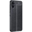 Захисний чохол Deexe Leather Cover для Samsung Galaxy A06 (A065) - Black (365152B)
