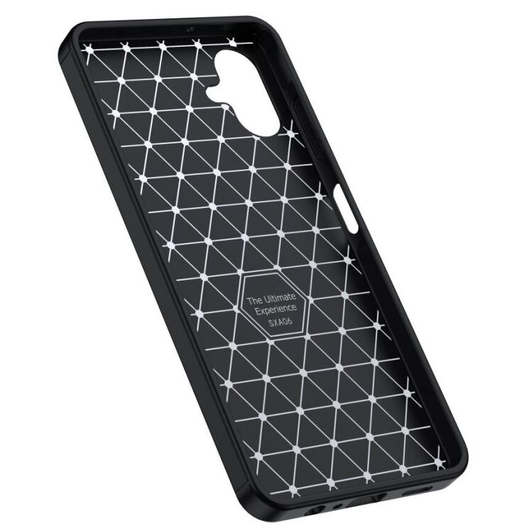 Захисний чохол Deexe Leather Cover для Samsung Galaxy A06 (A065) - Black: фото 4 з 11