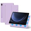 Захисний чохол Deexe Magnetic Case для Samsung Galaxy Tab S9 FE (X510/516) / Tab S10 FE (X520/526) - Purple (338918V)
