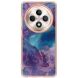 Защитный чехол Deexe Marble Case для OPPO Reno 12 F/FS - Purple (377801V). Фото 2 из 8