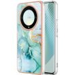 Защитный чехол Deexe Marble Style для Honor Magic 5 Lite - Green (335226G)