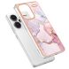 Захисний чохол Deexe Marble Style для Xiaomi Redmi Note 13 Pro+ - Rose Gold (340574RG). Фото 2 з 6