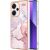 Защитный чехол Deexe Marble Style для Xiaomi Redmi Note 13 Pro+ - Rose Gold: фото 1 из 6
