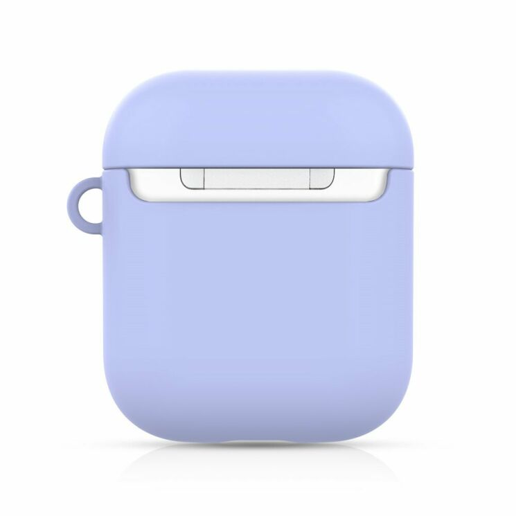 Защитный чехол Deexe Matte Case для Apple AirPods 1 / 2 - Purple: фото 3 из 6