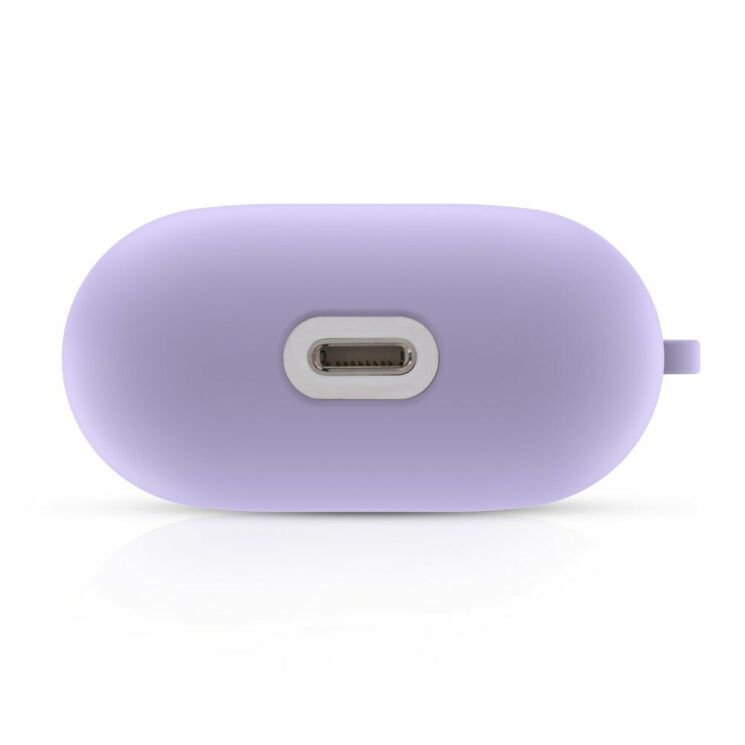 Защитный чехол Deexe Matte Case для Apple AirPods 1 / 2 - Purple: фото 6 из 6