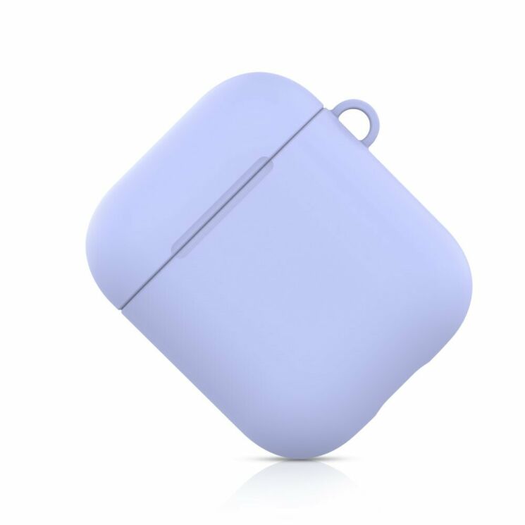 Защитный чехол Deexe Matte Case для Apple AirPods 1 / 2 - Purple: фото 4 из 6