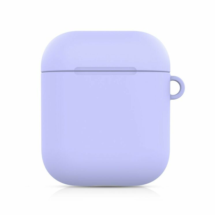 Защитный чехол Deexe Matte Case для Apple AirPods 1 / 2 - Purple: фото 2 из 6