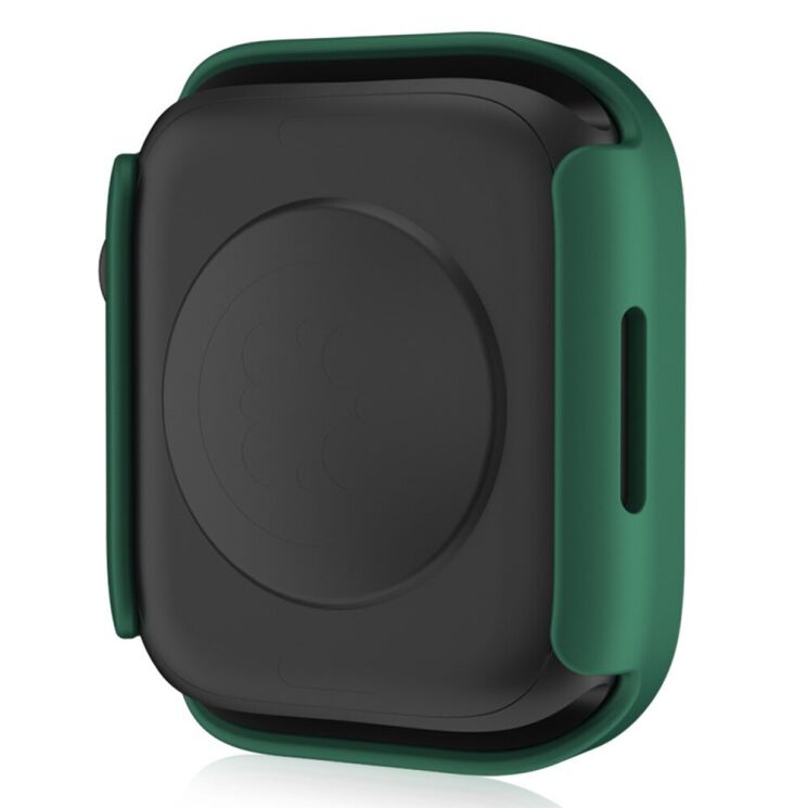 Захисний чохол Deexe Matte Fit для Apple Watch 45 mm (7 / 8 / 9 Series) - Green: фото 4 з 5