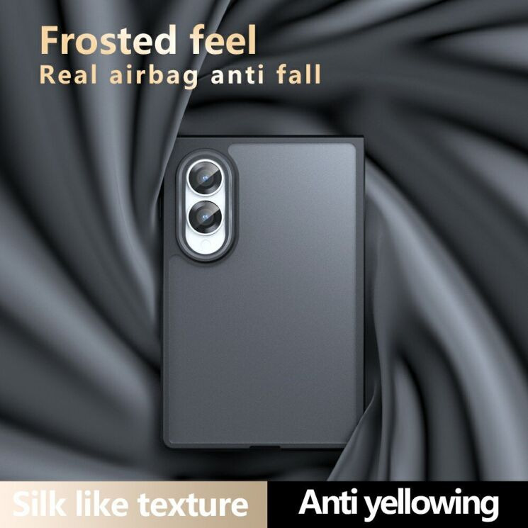 Защитный чехол Deexe Matte Skin (FF) для Samsung Galaxy Fold 8 - Transparent Black (424534TB) Защитный чехол Deexe Matte Skin (FF) для Samsung Galaxy Fold 8 - Transparent Black: фото 10 из 14