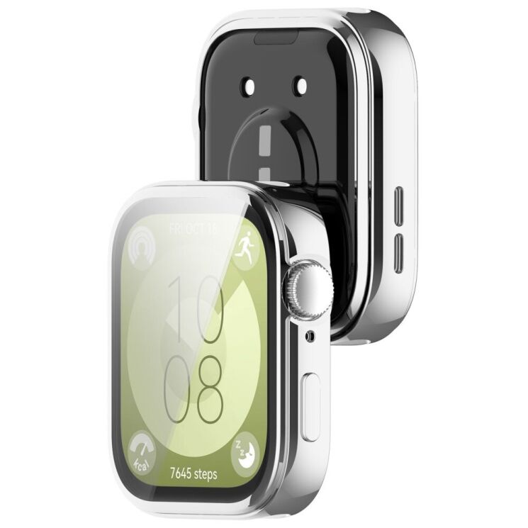 Защитный чехол Deexe Protective Frame для Huawei Watch Fit 3 - Silver: фото 6 из 7