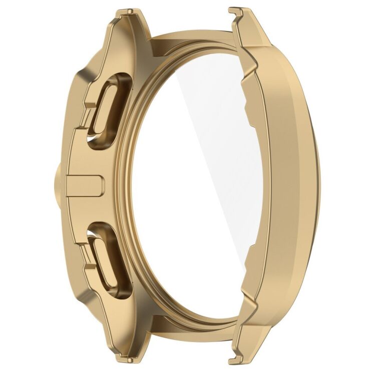 Захисний чохол Deexe Protective Frame для Samsung Galaxy Watch 7 (44mm) - Champagne Gold: фото 3 з 7