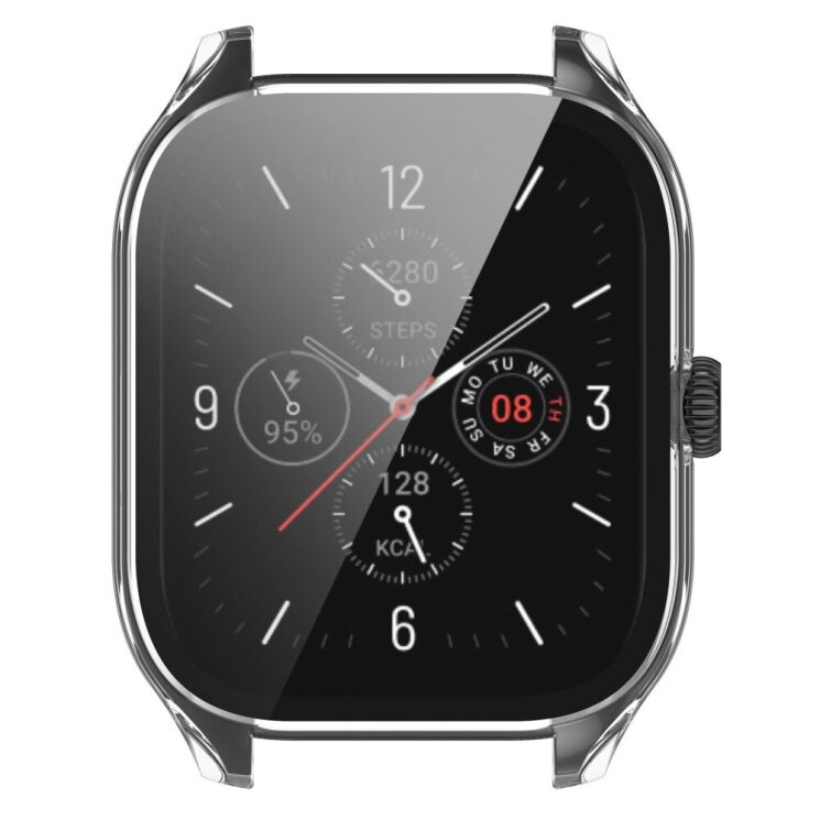 Защитный чехол Deexe Protective Frame для Xiaomi Amazfit GTS 4 - Transparent: фото 4 из 8