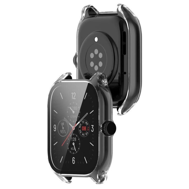 Защитный чехол Deexe Protective Frame для Xiaomi Amazfit GTS 4 - Transparent: фото 7 из 8