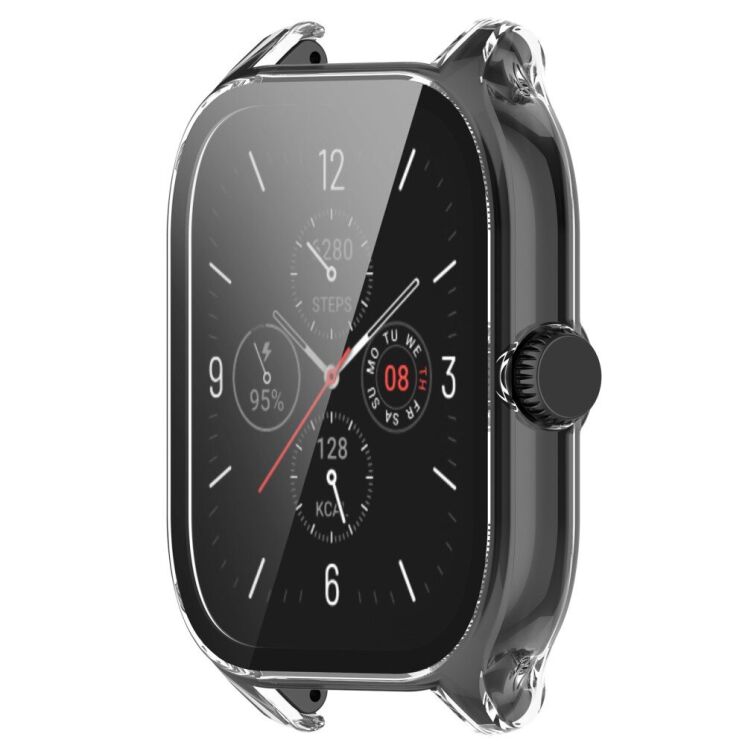 Защитный чехол Deexe Protective Frame для Xiaomi Amazfit GTS 4 - Transparent: фото 6 из 8
