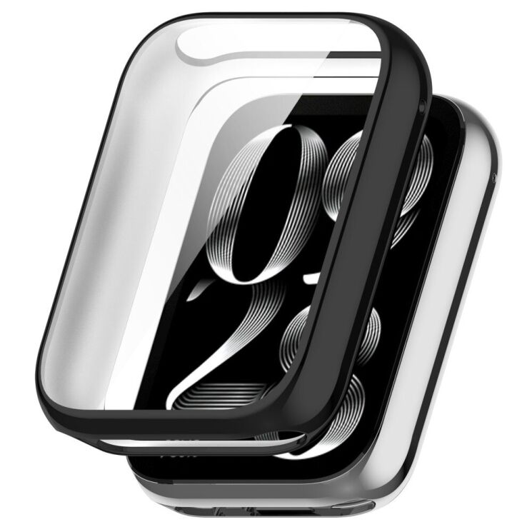 Защитный чехол Deexe Protective Frame для Xiaomi Mi Smart Band 9 Pro - Black: фото 1 из 8