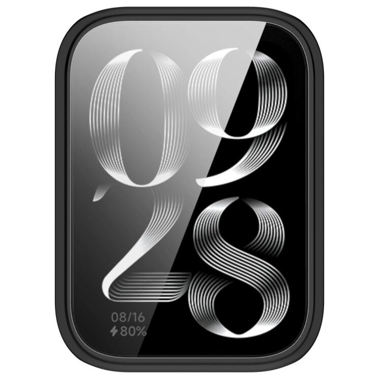 Защитный чехол Deexe Protective Frame для Xiaomi Mi Smart Band 9 Pro - Black: фото 6 из 8