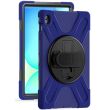 Защитный чехол Deexe Rotation Hybrid для Samsung Galaxy Tab S10 FE Plus - Navy Blue (378521NB)