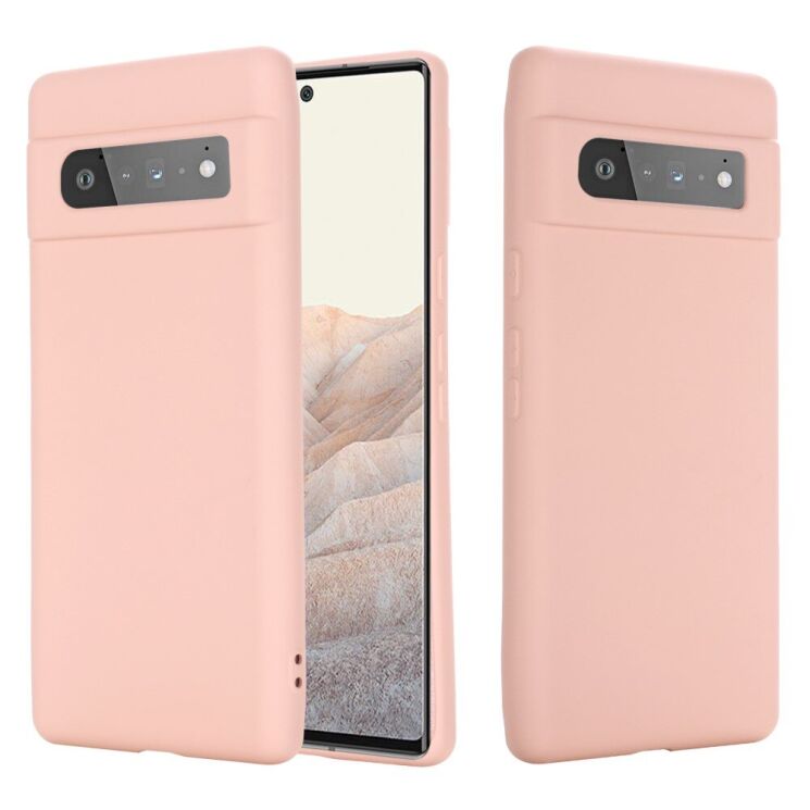 Защитный чехол Deexe Silicone Case для Google Pixel 6 Pro - Pink: фото 1 из 7