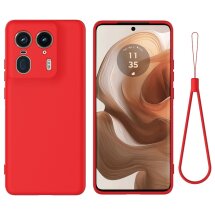 Защитный чехол Deexe Silicone Case для Motorola Edge 50 Ultra - Red: фото 1 из 8