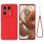 Защитный чехол Deexe Silicone Case для Motorola Edge 50 Ultra - Red: фото 1 из 8