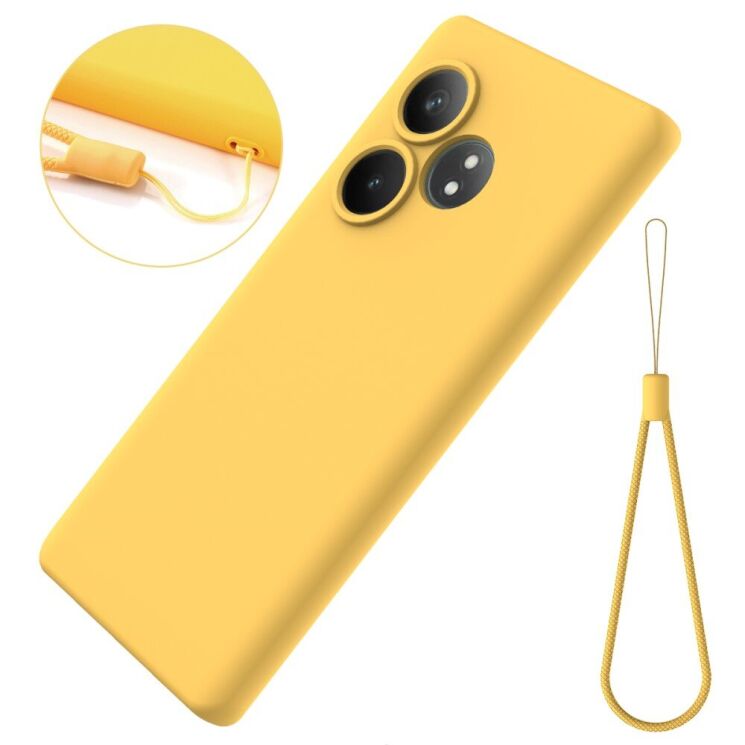 Защитный чехол Deexe Silicone Case для Realme GT 6T / GT 6 - Red: фото 7 из 8
