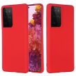 Защитный чехол Deexe Silicone Case для Samsung Galaxy S21 Ultra - Red (229013R)