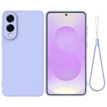 Защитный чехол Deexe Silicone Case для Samsung Galaxy S25 Edge (S937) - Purple: фото 1 из 9