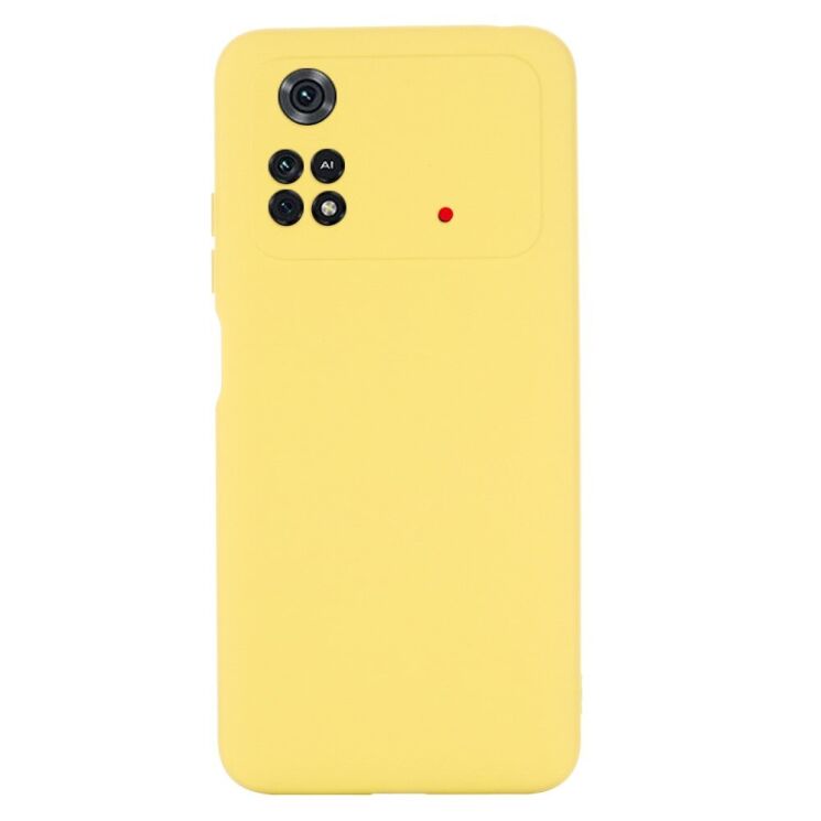 Захисний чохол Deexe Silicone Case для Xiaomi Poco M4 Pro 4G - Yellow: фото 3 з 10