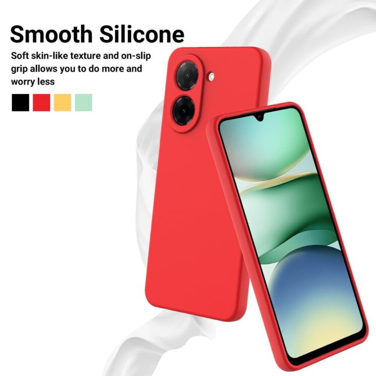 Защитный чехол Deexe Silicone Case для Xiaomi Redmi A5 - Black: фото 3 из 8