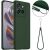 Защитный чехол Deexe Silicone Case with MagSafe для Motorola Edge 50 Neo - Dark Green: фото 1 из 9