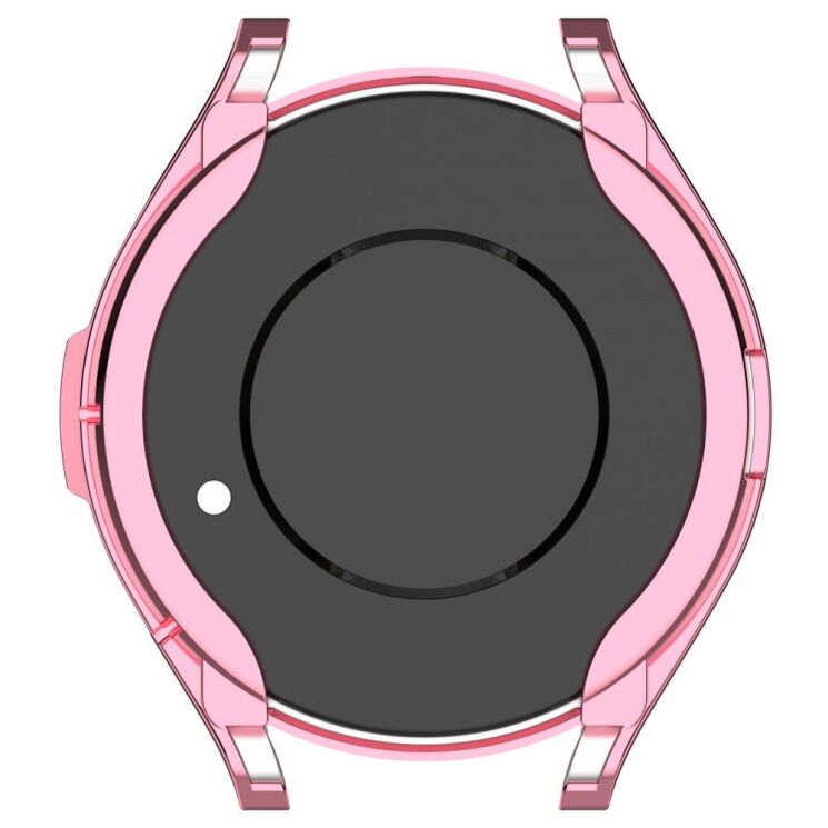 Захисний чохол Deexe Silicone Frame для Samsung Galaxy Watch 6 Classic (47mm) - Pink: фото 7 з 8