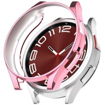 Захисний чохол Deexe Silicone Frame для Samsung Galaxy Watch 6 Classic (47mm) - Pink: фото 1 з 8