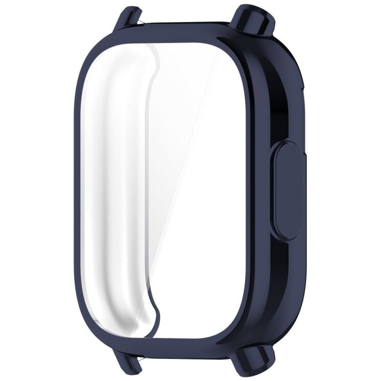 Защитный чехол Deexe Silicone Frame для Xiaomi Redmi Watch 5 Lite - Midnight Blue: фото 3 из 7