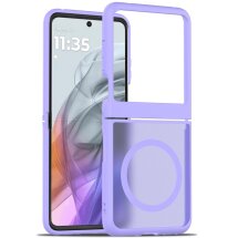 Захисний чохол Deexe Skin Touch (FF) для Motorola Razr 50 - Purple: фото 1 з 6