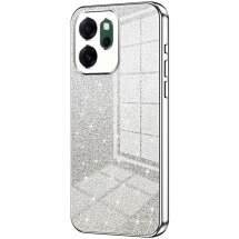 Захисний чохол Deexe Sparkles Cover для OPPO Reno 14 F/FS - Silver: фото 1 з 7