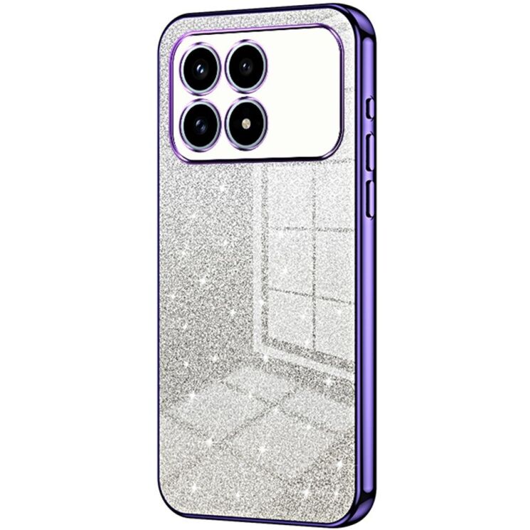 Захисний чохол Deexe Sparkles Cover для Xiaomi Poco F8 Pro - Purple: фото 1 з 7