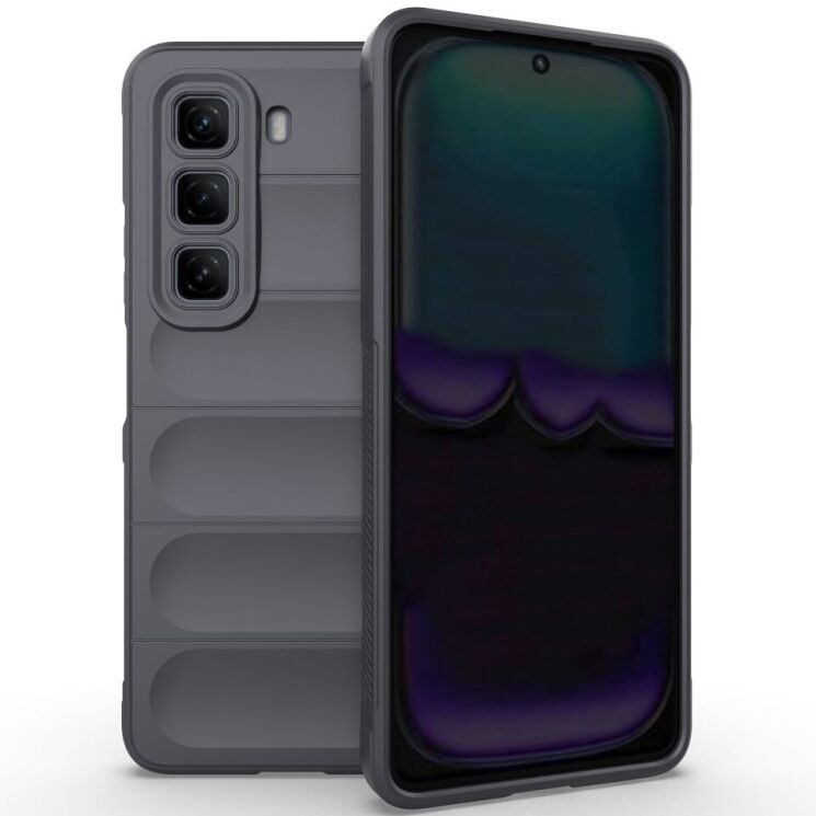 Защитный чехол Deexe Terra Case для Infinix Hot 50 - Dark Grey: фото 1 из 6