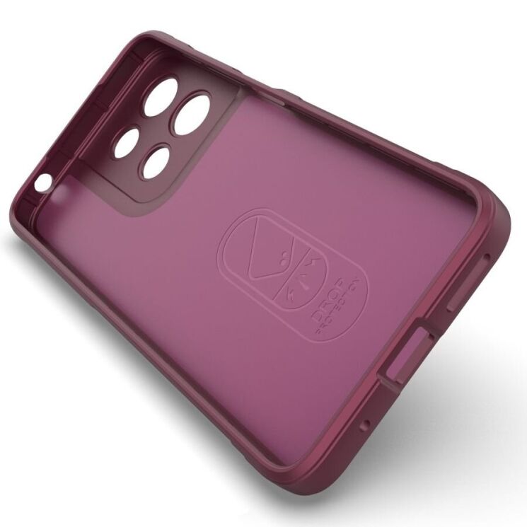 Защитный чехол Deexe Terra Case для Motorola Moto G15 - Wine Red: фото 3 из 6