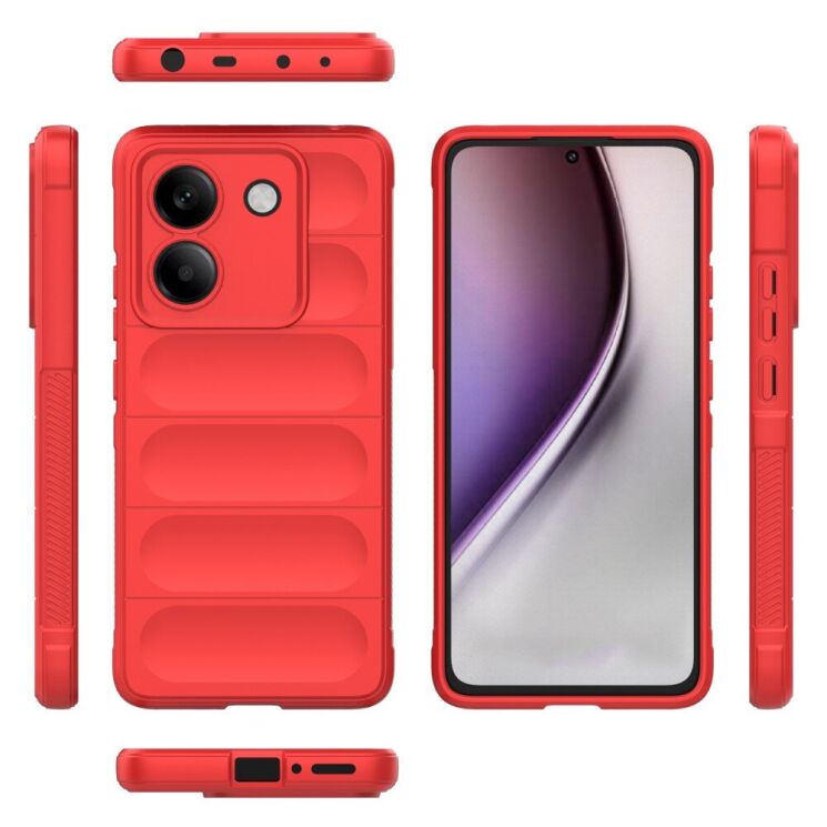Защитный чехол Deexe Terra Case для Xiaomi Poco M7 Pro - Red: фото 6 из 7