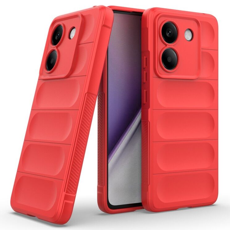 Защитный чехол Deexe Terra Case для Xiaomi Poco M7 Pro - Red: фото 5 из 7