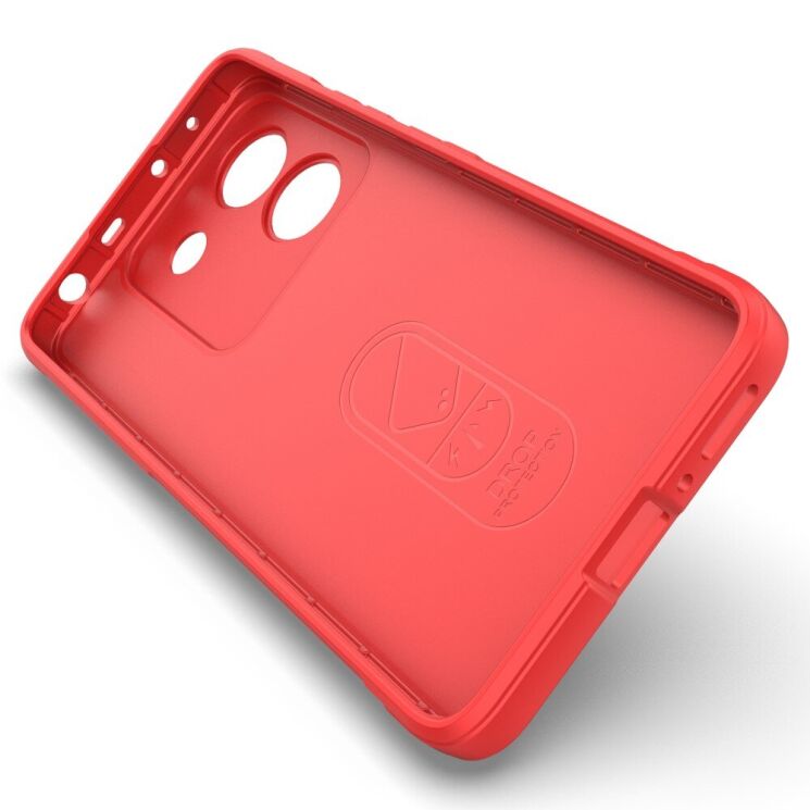 Защитный чехол Deexe Terra Case для Xiaomi Poco M7 Pro - Red: фото 3 из 7