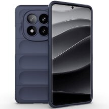 Защитный чехол Deexe Terra Case для Xiaomi Redmi Note 14 Pro Plus - Dark Blue: фото 1 из 10