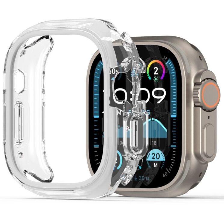 Защитный чехол DUX DUCIS Camo Series для Apple Watch Ultra / Ultra 2 (49mm) - White: фото 1 из 11