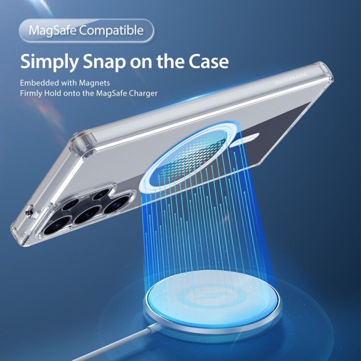 Захисний чохол DUX DUCIS Clin Series MagSafe для Samsung Galaxy S25 Ultra (S938) - Clear: фото 5 з 13