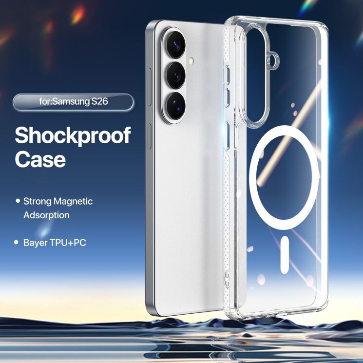 Защитный чехол DUX DUCIS Clin Series MagSafe для Samsung Galaxy S26 - Clear (404232C) Защитный чехол DUX DUCIS Clin Series MagSafe для Samsung Galaxy S26 - Clear: фото 4 из 13