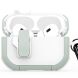 Захисний чохол DUX DUCIS PECP Series для Apple AirPods Pro 2 - White / Green (306041WG). Фото 2 з 10